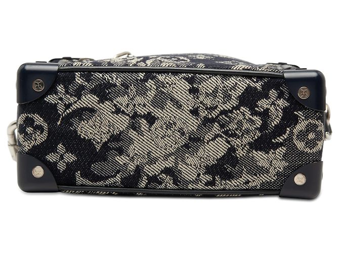 Bauletto Soft Louis Vuitton Blue Monogram Tapestry - vista 3