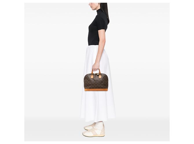 Louis Vuitton Marrone Monogram Alma PM - vista 10