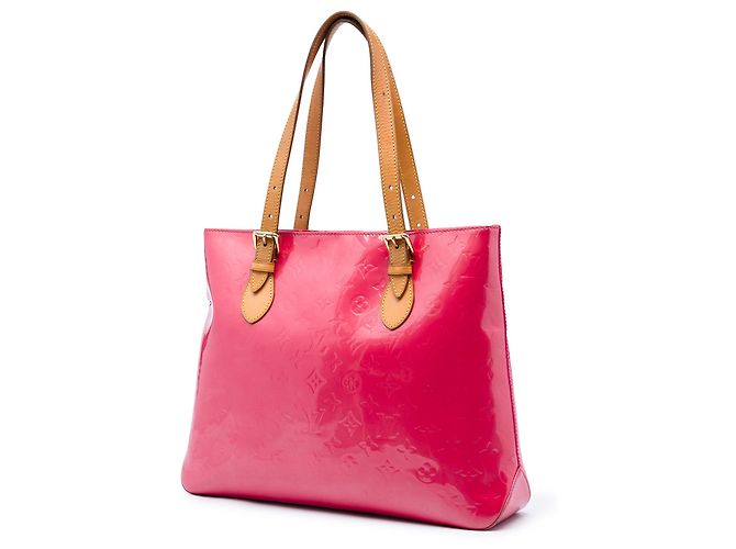 Louis Vuitton Pink Monogram Vernis Brentwood Rosa - vista 2
