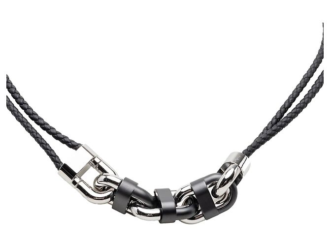 Hermès Black Swift Chaine Maillon Double Tour Schwarz - Ansicht 2