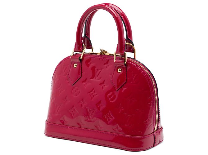 Louis Vuitton Alma BB Monogram Vernis Rouge - vue 2