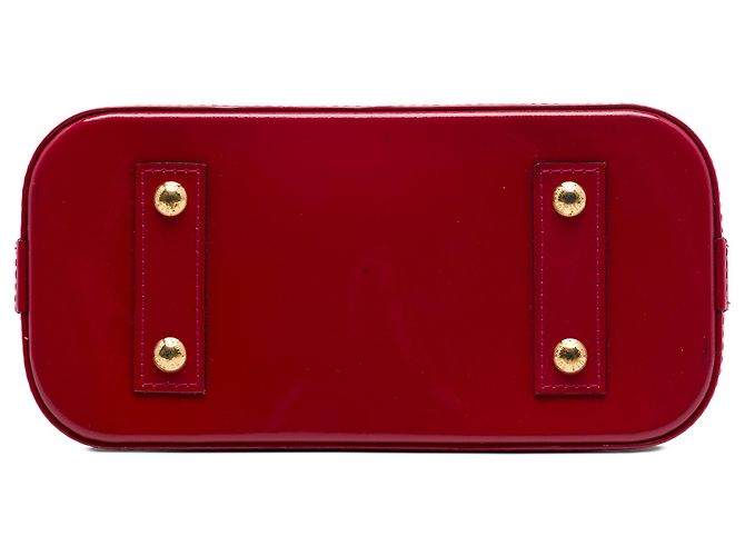 Louis Vuitton Alma BB Monogram Vernis Rouge - vue 3