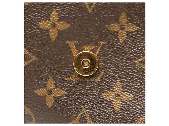 Louis Vuitton Pochette Twin GM Marrone Monogram - vista 7