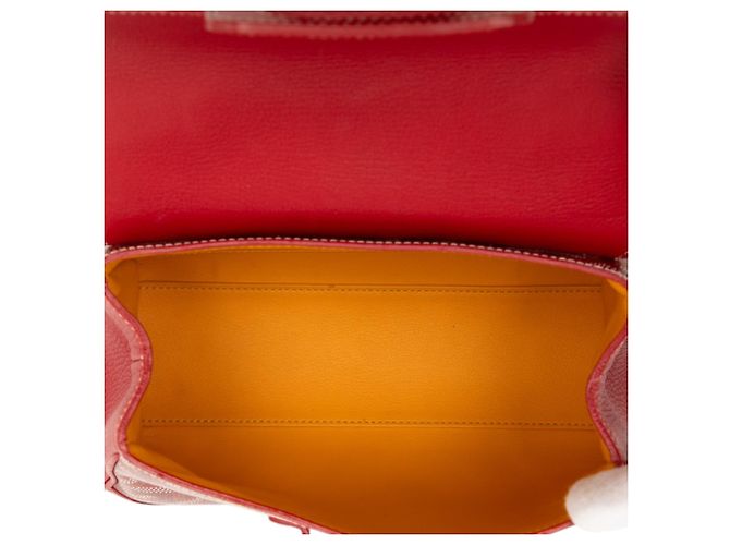 Goyard Red Mini Goyardine Saigon Souple Rosso - vista 4