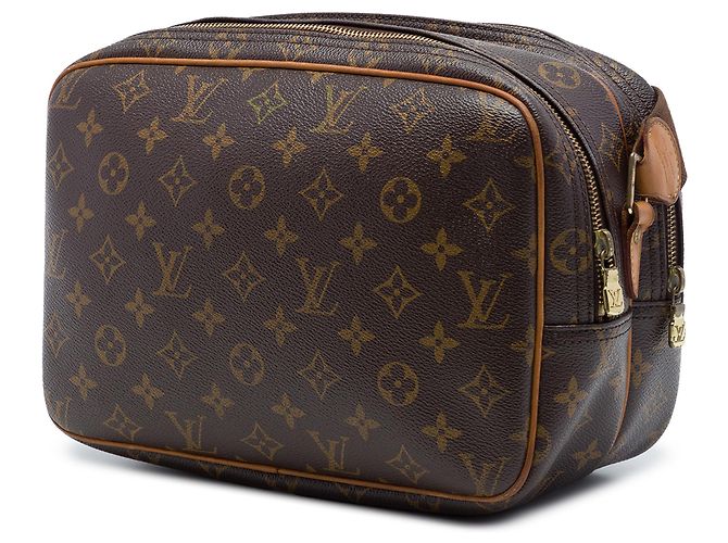 Louis Vuitton Marrone Monogram Reporter PM - vista 2