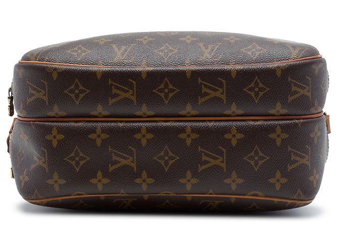 Louis Vuitton Marrone Monogram Reporter PM - vista 3