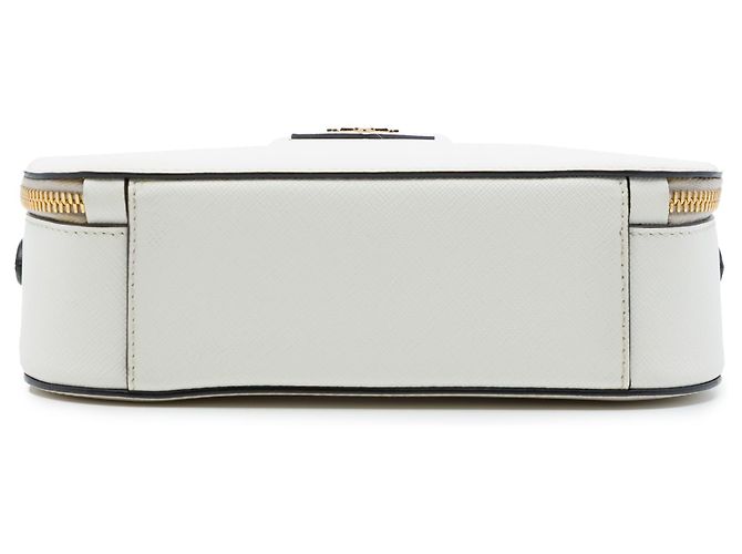 Borsa Prada White Saffiano Lux Odette Bianco - vista 3