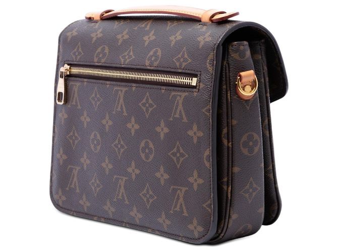 Louis Vuitton Marrone Monogram Pochette Metis - vista 2