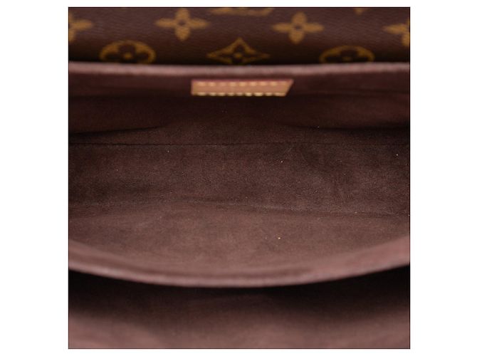 Louis Vuitton Marrone Monogram Pochette Metis - vista 4