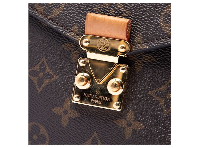 Louis Vuitton Marrone Monogram Pochette Metis - vista 5