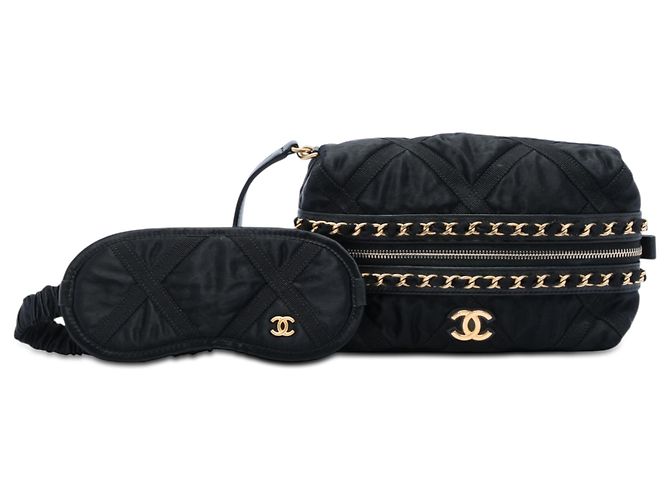 Pochette Lifestyle en nylon grosgrain negro Chanel - vista 6