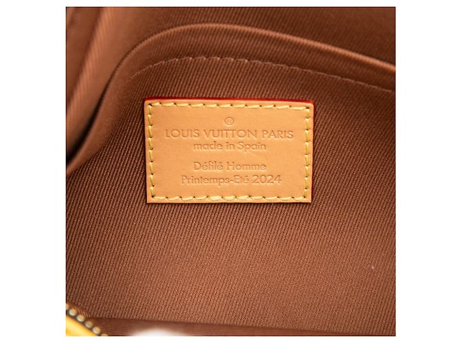 Messenger Louis Vuitton Yellow Damier Pop Chess Giallo - vista 5