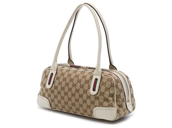 Borsa a tracolla Princy in tela GG beige Gucci - vista 2