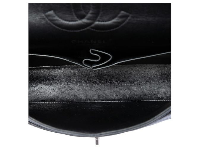 Chanel Black Medium Classic Caviar Double Flap Nero - vista 4