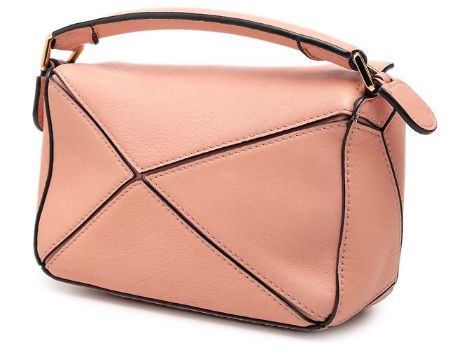 Borsa LOEWE Pink Mini Calfskin Puzzle Rosa - vista 2