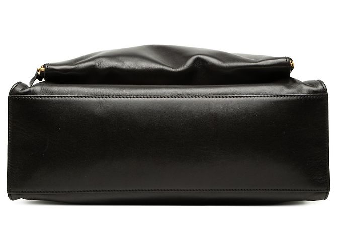 Tote Chanel Black CC Lambskin Front Zip Pocket Nero - vista 3