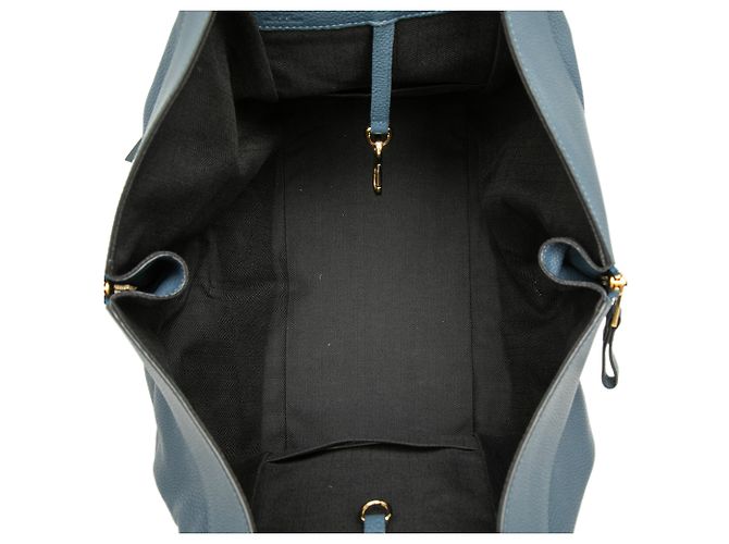 Bolsa Hammock LOEWE em couro de bezerro de grão médio azul Azul escuro - vista 4