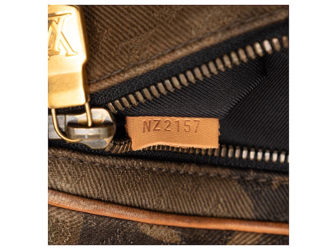 Riñonera Louis Vuitton Marrón Supreme Camouflage PM Castaño - vista 6