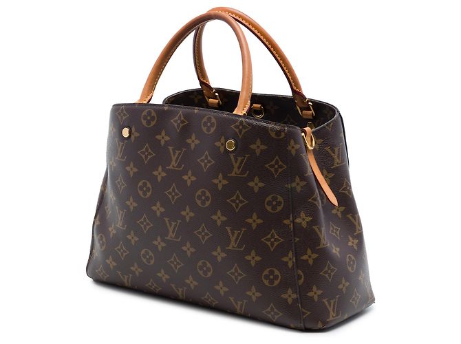 Louis Vuitton Marrone Monogram Montaigne MM - vista 2