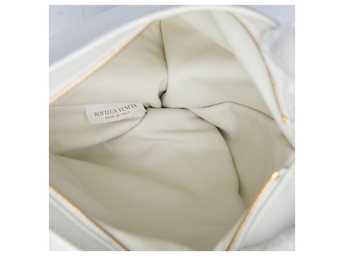 Borsa Mini BV Twist in pelle di vitello bianca Bottega Veneta Bianco - vista 4