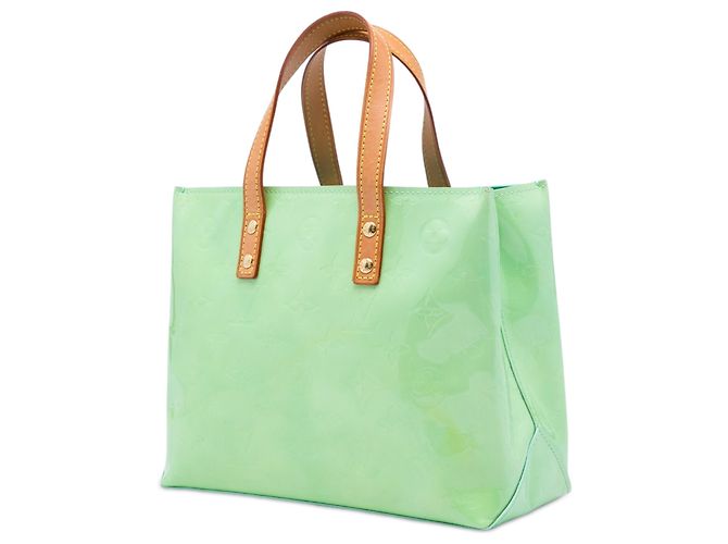 Louis Vuitton Green Monogram Vernis Reade PM Verde Verde chiaro - vista 2
