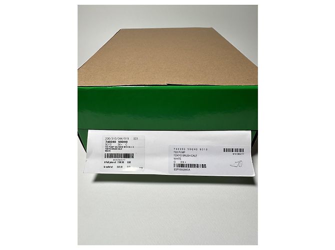Bottega Veneta Mules Tex Pump in pelle bianca Bianco - vista 11