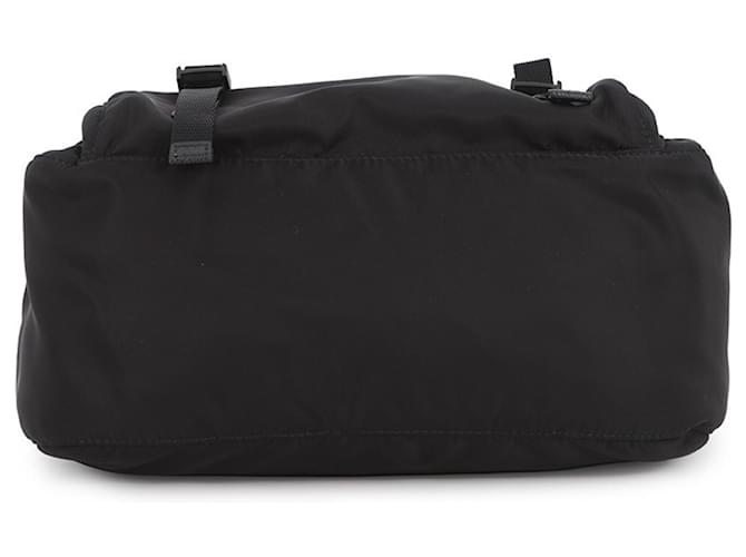 Borsa a tracolla in nylon e pelle Prada Nero - vista 2