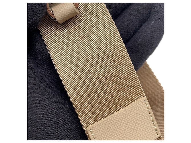 Borsa a tracolla Prada Re-Edition 2005 Re-Nylon Beige - vista 10
