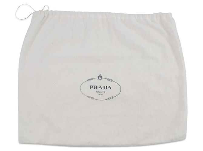 Borsa a tracolla in nylon nero e pelle Prada - vista 17
