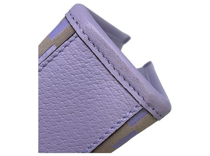 Mini borsa tote Gucci Jumbo GG Canvas Beige Porpora - vista 7
