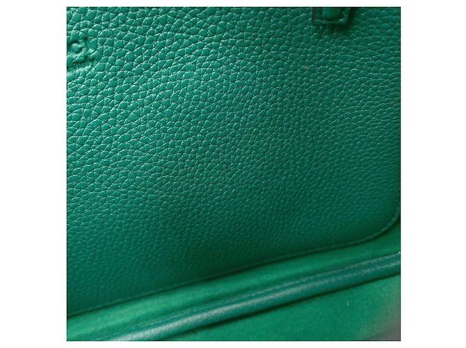 Piccola borsa a tracolla in pelle Gucci Jackie 1961 Verde - vista 11