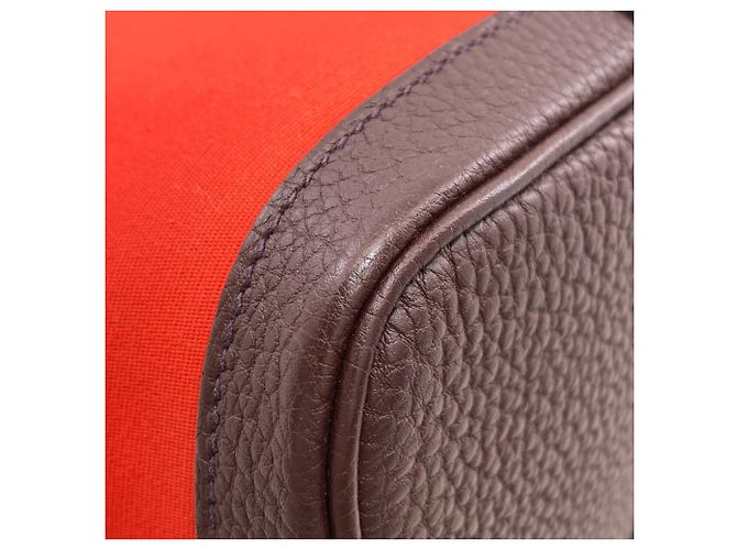 Hermès Borsa Hermes Garden Party TPM Rosso - vista 13