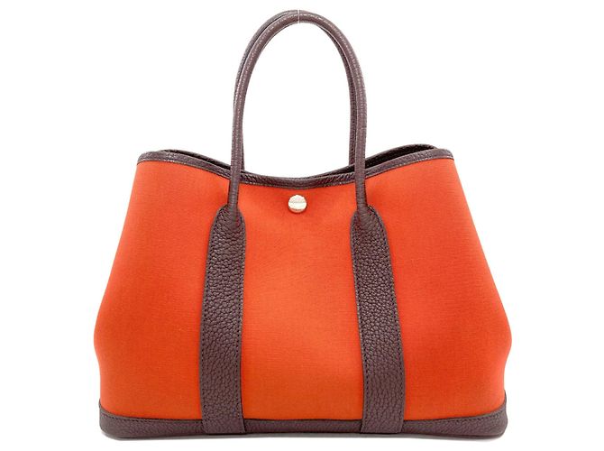 Hermès Borsa Hermes Garden Party TPM Rosso - vista 2