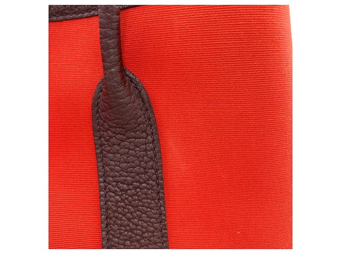 Hermès Borsa Hermes Garden Party TPM Rosso - vista 9
