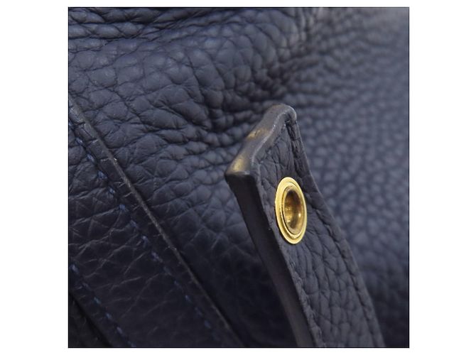 Hermès Hermes Picotin Lock PM Handtasche Schwarz Marineblau - Ansicht 12