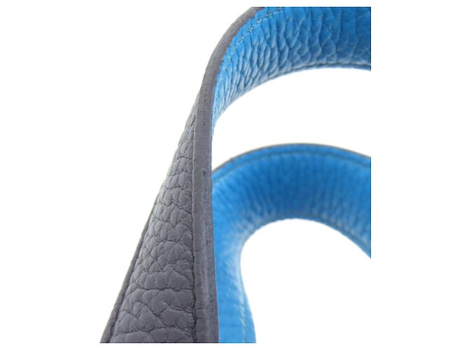 Hermès Hermes Picotin Lock PM Handtasche Schwarz Marineblau - Ansicht 13