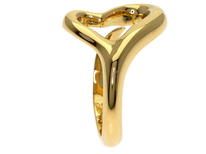 Anello Open Heart di Tiffany & Co. in oro giallo 18K - vista 3