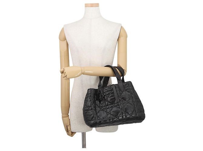 Borsa Tote Christian Dior Toujours Medium M2821SNIO Nero - vista 4