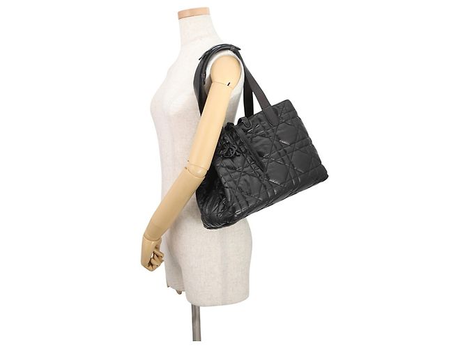 Borsa Tote Christian Dior Toujours Medium M2821SNIO Nero - vista 5