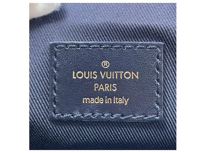 Borsa Louis Vuitton Damier Ebene Odeon Tote PM Nero - vista 17
