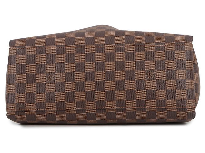 Borsa Louis Vuitton Damier Ebene Odeon Tote PM Nero - vista 3
