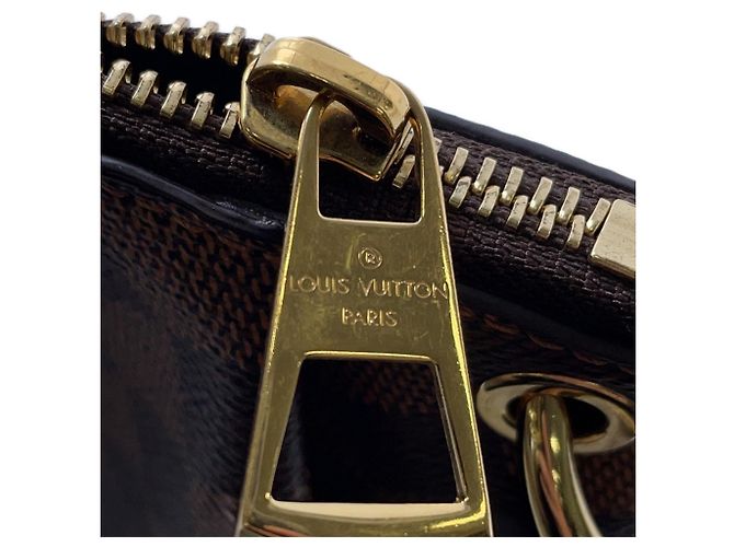 Borsa Louis Vuitton Damier Ebene Odeon Tote PM Nero - vista 9