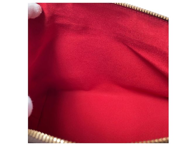 Borsa a Spalla Louis Vuitton Damier Ebene Westminster PM Rosso - vista 11