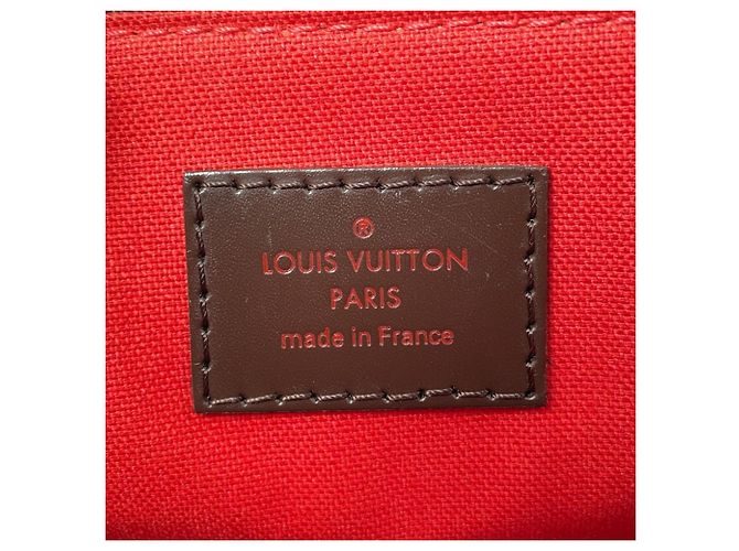 Borsa a Spalla Louis Vuitton Damier Ebene Westminster PM Rosso - vista 14
