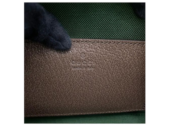 Borsa Boston Ophidia Gucci Marrone Beige - vista 13