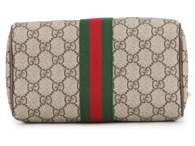 Borsa Boston Ophidia Gucci Marrone Beige - vista 3
