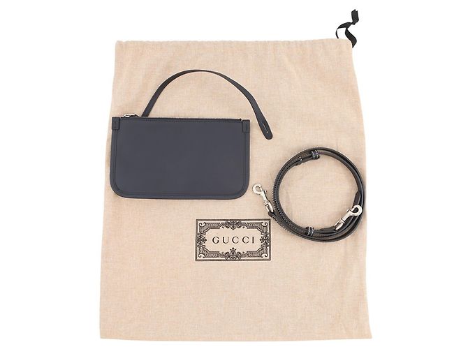 Borsa Gucci Print Mini Tote Bag Beige Blu navy - vista 16