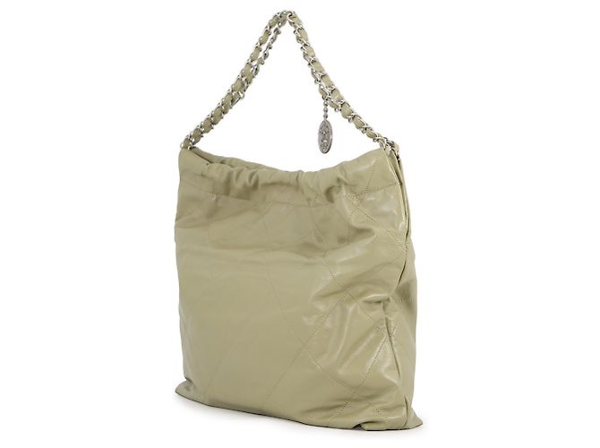 Borsa Chanel 22 Matelassé Small Cachi - vista 2