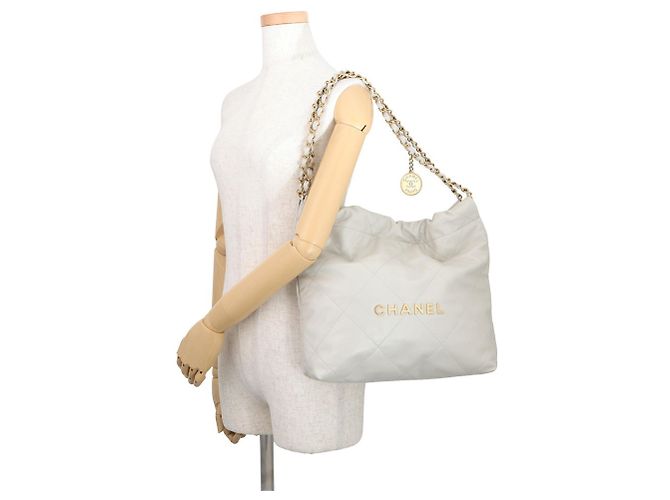 Borsa Chanel Matelasse Small Crudo - vista 4
