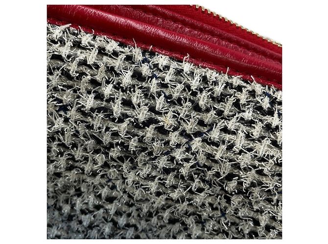 Bolsa de ombro Chanel Gabrielle Medium Hobo em tweed Branco Vermelho Azul marinho - vista 13